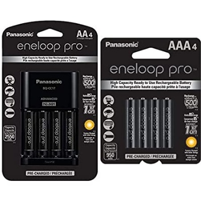 Rechargeable Batteries: Panasonic eneloop PRO