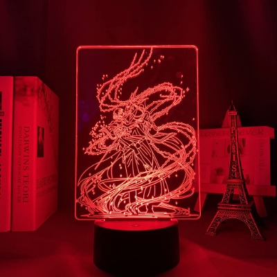 HPQNL-3D Illusion Anime Light Ancient Magus Bride Figure 3D Light Anime, 7 Colors 3D Decor Lamp with Remote Control, Ancient Magus Bride Gift Toys for Kids/Boys/Ancient Magus Bride Fans/Kids