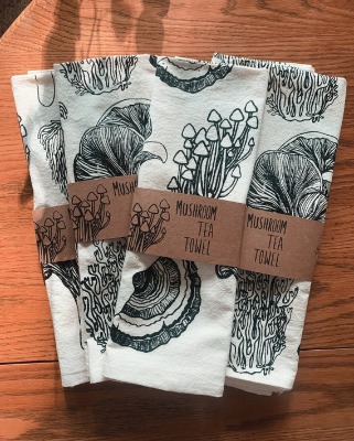 Mushroom Tea Towel