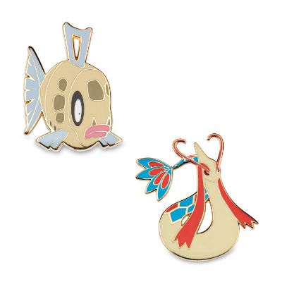 Feebas & Milotic Pokémon Pins (2-Pack)