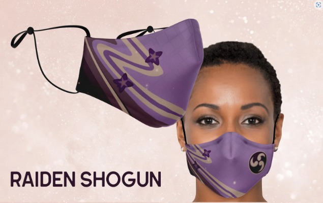 Genshin Impact Inazuma Character Masks | Etsy