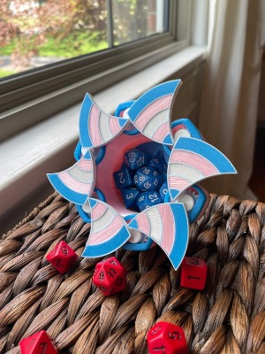 Trans Pride Mechanical Dice Box | Etsy