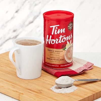 Tim Horton's Instant Cappuccino, French Vanilla, 16 Ounce  - 