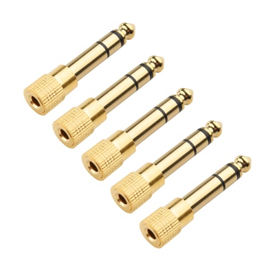Cable Matters 5-Pack 1/4 to 1/8 Headphone Adapter