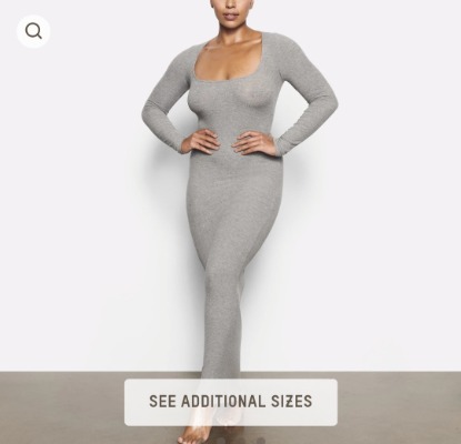 SOFT LOUNGE LONG SLEEVE DRESS | ONYX