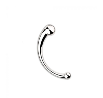 nJoy G-Spot Pure Wand Stainless Steel G Spot P Spot Dildo