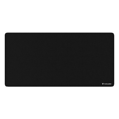 Rukario Large Gaming Mouse Pad | Waterproof | Stitched Edges | Long and Wide Extended Size Mouse Pads | Cloth Mousepad | Non-Slip Desk Mat / Desk Pad | Soft and Smooth (Black, 3XL - 48 x 24 inches)