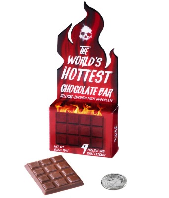 World's Hottest Chocolate Bar: Super spicy chocolate made with 9 million SHU. From Vat19.