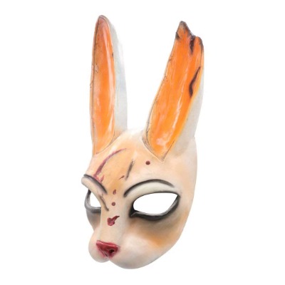 Zhucha DBD Creepy Bunny Huntress Anna Cosplay Halloween Horror Latex Mask