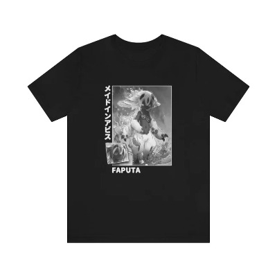  Faputa Made in abyss Unisex Anime Shirt, Faputa Shirt, Riko Reg Nanachi Manga Tshirt, Cool Jersey Short Sleeve Tee, Yami Kawaii Shirt