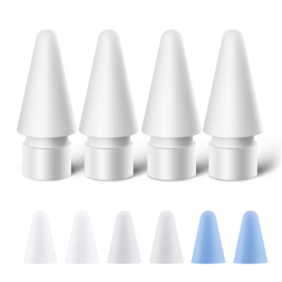Tips Replacement for Apple Pencil 1st Gen  2nd Generation, Pen Nibs for iPad Pro (4 Pack)