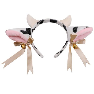 Plush Cow Headband