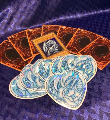 Blue Eyes White Dragon Sticker | Etsy