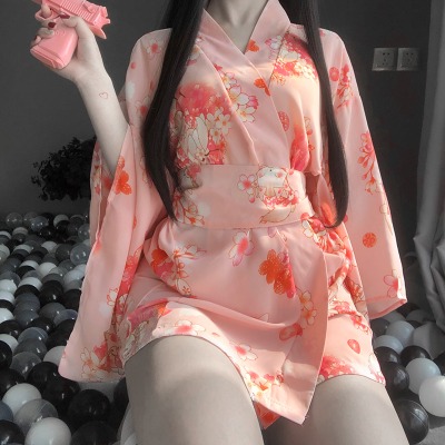 Japanese Style Yukata Bathrobe