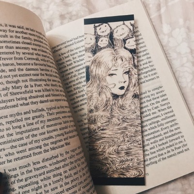 Bookmark  Creepy Bookmark  Vintage Bookmark  Dark Art  | Etsy