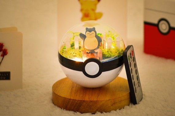 Pokemon Terrarium Snorlax With Bridge Pokeball Gifts Pokemon | Etsy Canada