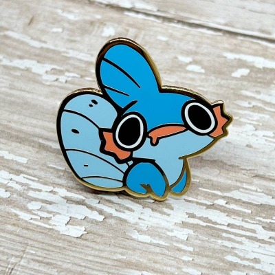 Derpy Mudkip Enamel Pin 