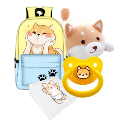 ABDL Shiba Bundle Box  Adult Pacifier  Box  Backpack  | Etsy