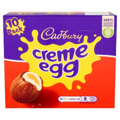Cadbury Creme Egg 10 Pack, 400g