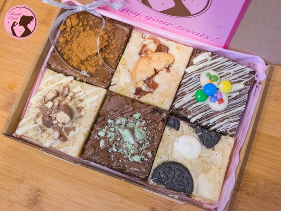 Fudgy Brownies and Blondies / Brownie Treat Box / Letterbox | Etsy UK
