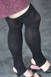 Opaque Stirrup Thigh High