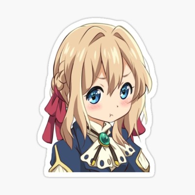 Violet Pout [Violet Evergarden] Sticker by allenye