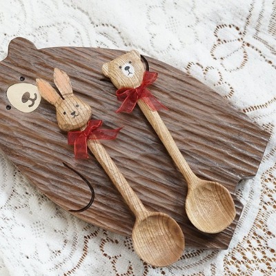 handmade wooden spoon