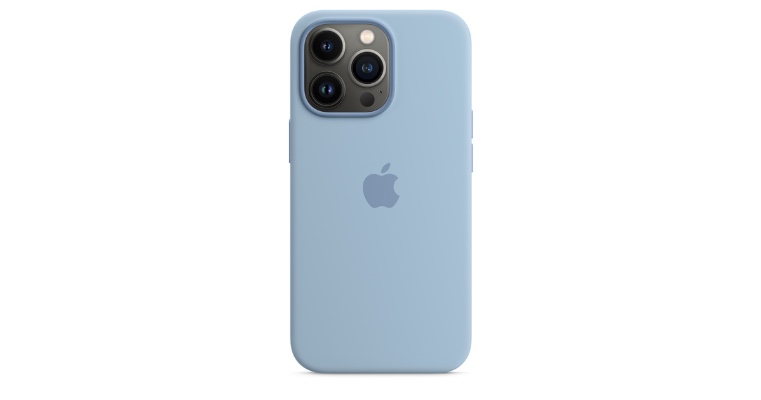 iPhone 13 Pro Silicone Case with MagSafe - Blue Fog