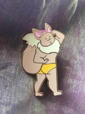 Blursed Eevee Pokemon Pin