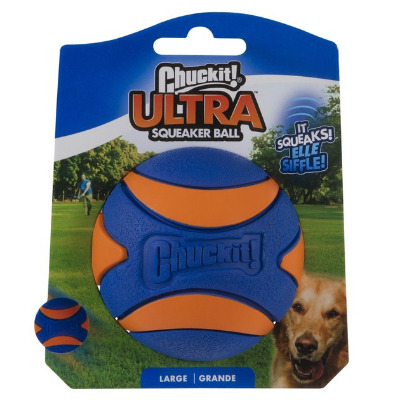 CHUCKIT! Ultra Squeaker Ball Tough Dog Toy, Large - Chewy.com