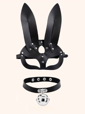 2pcs Studded Decor Rabbit Design Costume Prop