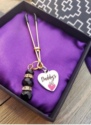Daddy's Pussy Gold Clit Clamp Sex Toy Fetish | Etsy