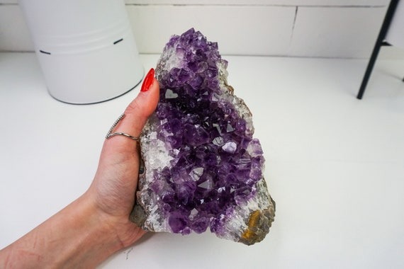 AMETHYST CLUSTER Free Gift W/ Every Purchase Amethyst Geode | Etsy