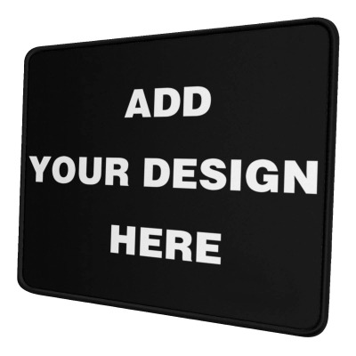 Custom Mouse Pad - Personalized Add Your Image Text Non-Slip Rubber Mice Mat - Stitched Edges Mousepad - Suitable for Home, Office, Workspace (7 x 8.6 inch)