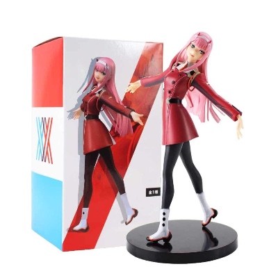 NEVASTORE 20cm Darling in The Franxx Figure Toy Zero Two 02 EXQ Partner Killer Anime Beauty Model Dolls (No Box)