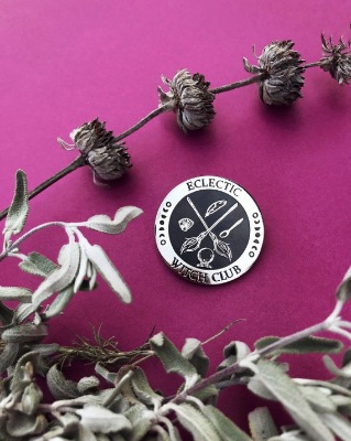 Eclectic Witch Club Pin | Etsy