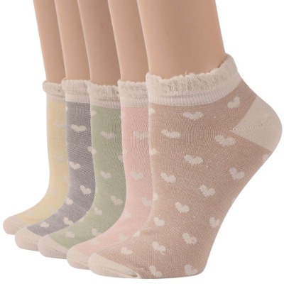 Womens Lace Ankle Socks,JSPA Ladies Vintage Ruffle Frilly Cute Cotton Casual Novelty Anklet Socks 4/5/6 Pairs