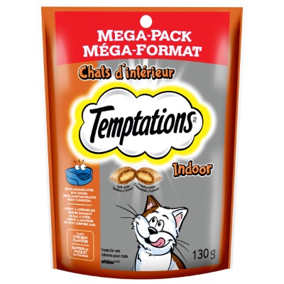 TEMPTATIONS Cat Treats, Indoor, 130g (7 Pack)