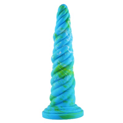 Realistic Dildo, Hismith 10.12 inch Colourful Silicone Dildo with Suction Cup for Women and Man, Flexible Curved Cock for G-spot and Anal Play Adult Sex Toy