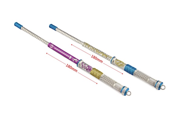 7.10" Games Heirloom Lifeline Shock Sticks Metal Model Action Figure Pendant Party Gift Backpack Gift Desk Decoration