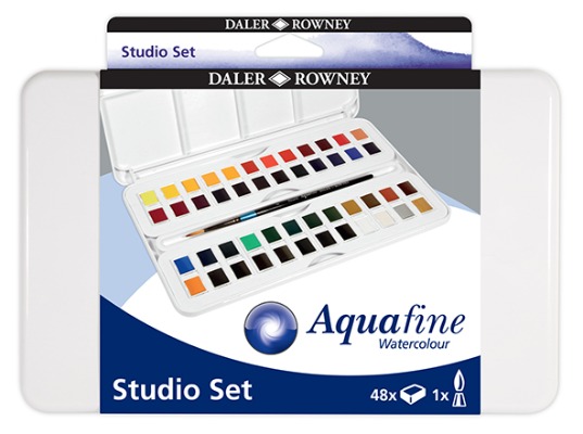 Daler-Rowney Aquafine 48-pc Watercolor