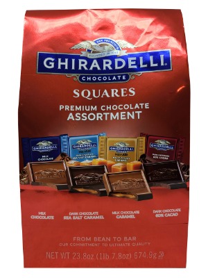 Ghirardelli Assorted Squares Chocolates (Net Wt 23.8 Ounce ),