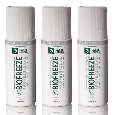 Biofreeze 13450 Professional Pain Therapy Gel - COLOURLESS Formula - Topical Cold Therapy Pain Relief