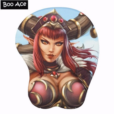 16.98US $ |Alexstrasza 3d Oppai Gaming Mouse Pad With Soft Gel Wrist Rest - Mouse Pads - AliExpress