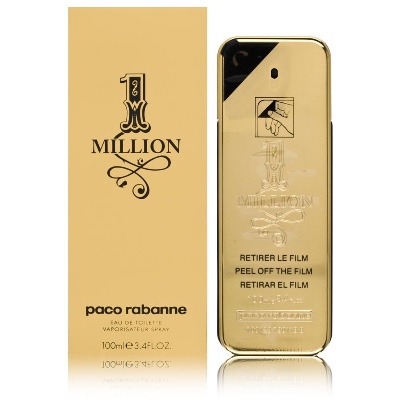1 Million by Paco Rabanne Eau De Toilette for Men, 100 ml