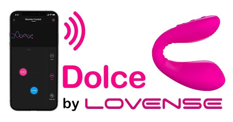 Dolce Bluetooth Adjustable Dual Clit & G-Spot Vibrator!