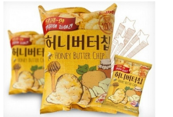 3 Pcs Honey Butter Chip New Korea Potato Snack (60g X 3)