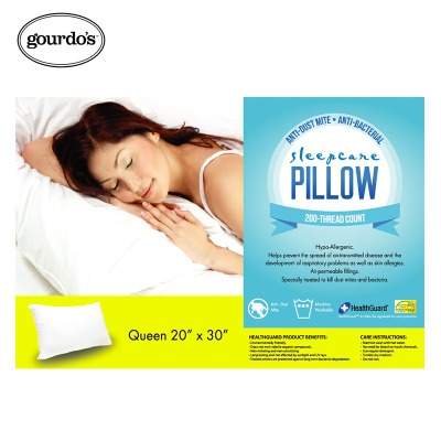 Sleepcare Anti-Mite, Anti-Bacterial Pillow X2