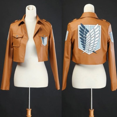 AoT cosplay leather jacket