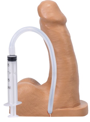 Tantus Pop N' Play Silicone Squirting Pack And Play Packer Dildo